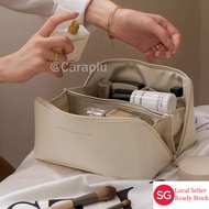 Pillow Cosmetic Bag Makeup Organisers Portable Waterproof High-Quality Large-Capacity PU leather Mak