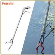 Snake Grabber Adjustable Lock Stainless Steel Reach Multifunctional Folding Non Slip Trash Picker Ra