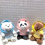 Cute Doll We Bare Bears Bear Wear Hoodie Kids Birthday Gift Cute Doll Toys