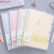 BARR1YP Binder Notebook High Quality Simple Handbook B5 A4 A5 Removable Student Loose Leaf Notebook