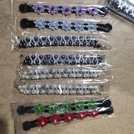 Muslim ACCESSORIES HIJAB MOTOF HIJAB MASK HOOK FLOWERS AND PEARLS HJM