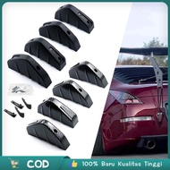 4pcs Winglet Belakang Mobil Car Carbon Fiber Patter Modified Berbagai Jenis Mobil Pelindung Bumper B