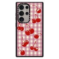 CASETiFY | Cherry Gingham [Kira Cyan] For Samsung