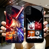 DK-46 Star Wars HD Glass Casing for Samsung A05S A35 A55 A24 A14 A15 A04S A34 A25 M15 A54 S21 FE Plu