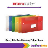 Map Carry File Box 3 cm F4 (Folio) Interxfolder