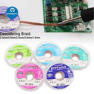 Desoldering Braid Solder Remover Wick 1.5-3.5mm 1.5M Wire Sucking Tin Absorption Line for Mobile Phone Repair Tool