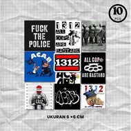 Sticker a.C.4.B 1312 10 Pcs Glossy Laminated Vinyl Paper Stationery stickers (unofficial)