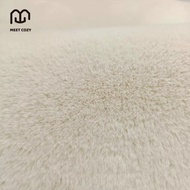 MEET COZY พรมผ้าขนกระต่ายเทียม วงรี/Oval ขนนุ่ม พรมปูพื้นห้อ ที่สุดแห่งความนุ่ม carpet # 1 DE-July #