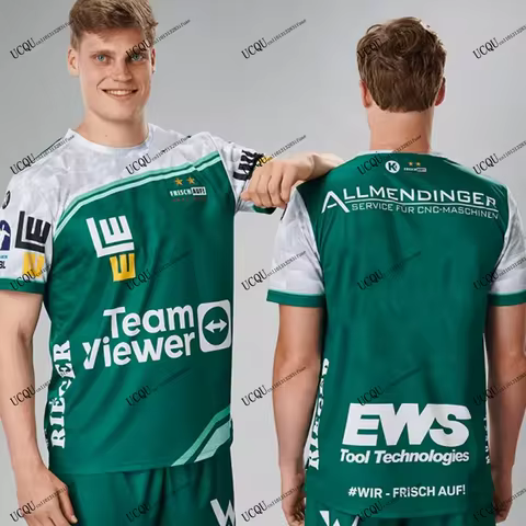 FRISCH AUF! 2025-26 HBL New Arrival Germany Handball Jersey 3D Printed T-shirt Home Away Adult KIDs 