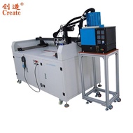 Double-Headed Hot Melt Adhesive Three-Axis Robot Color Card Glue Machine Three-Proof Paint White Glu