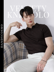 DANDY COSMO | [13 สี] Velvety Knit Polo เสื้อโปโล ผ้าไหมพรม Super Soft นุ่ม พรีเมียม