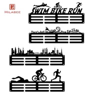[UsusexaMY] Medal Display Shelf Award Ribbon Organizer Running Iron Sports Award Medal Hanger Displa
