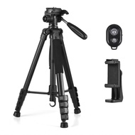 kissdumbo-SG Andoer 1.88M/74in Photography Tripod Camera Stand Aluminum Alloy 360ｰ Rotatable 5kg/11l