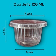 Pudding Glass Cup Agar Agar Cup 120ml Ice Cream Cup Plastic Jelly Pudding Cup/ Pudding Glass/