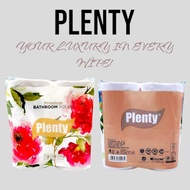 Plenty Premium Toilet Paper 3-ply (4 Rolls Pack) Virgin Pulp 5-Star Hotel Standard