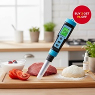 YY-1030 Digital pH Meter and Food Thermometer for Soil, Milk, Fruit, Flour, Cheese – 0.00 to 14.00