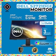 Dell Outlet Refurbished - DFO S2721DGF 27" QHD IPS Gaming Monitor - 3 Years WTY by Dell