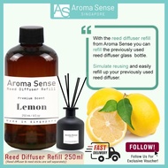 Aroma Sense Lemon Scent Reed Diffuser Refill (250ml)