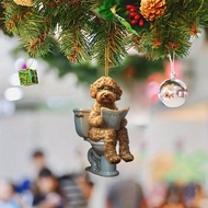 สร้อยคอจี้รูปหมา Golden Retriever แบบคลาสสิก ใช้อ่านหนังสือในห้องน้ำ, จี้ไม้ 2 มิติหลายประโยชน์, การ