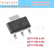 10Pcs/Lot Brand New CJT1117B-3.3V CJT1117B-5.0V CJT1117B-ADJ CJT1117B-3.3-5.0-ADJ SOT-223 Low Voltag