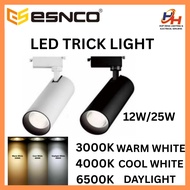 Track Light 7W 12W LED COB Spotlight Ceiling Light Tracklight Rail Black White Studio Light