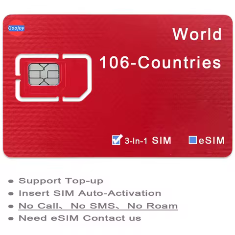 World 106 Countrie Sim：Armenia,South Africa,Belarus,Moldova,Monaco,Morocco,Ghana,Ukraine,Mozambique,