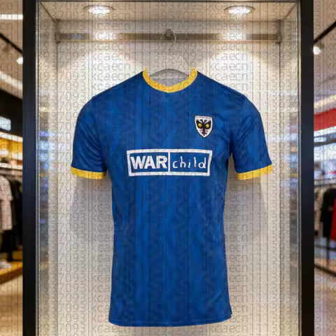 2026 Fashion Soccer Jersey AFC Wimbledon Adult Athleisure T-Shirt Family Summer Quick-dry Soft Light