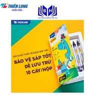 Thien Long Colokit 10-color crayons, smooth, low dust, even color CR-C07 - Thien Long 10-Color Wax C