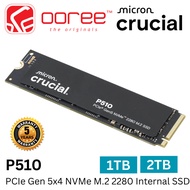 CRUCIAL INT SSD P510 PCIE GEN 5X4 NVME M.2 2280 INTERNAL SOLID STATE DRIVE - 1TB / 2TB (P510SSD8)