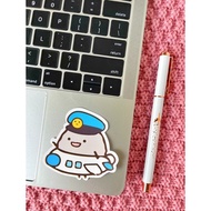 💖WATERPROOF💖 Sumikko Gurashi Airplane Pilot Sticker #1278