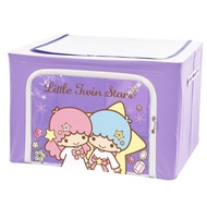 【收納王妃】(雙子星) 三麗鷗Sanrio 牛津布收納箱66L 置物箱 整理箱 凱蒂貓