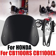 For HONDA CB1100RS CB1100EX CB1100 CB 1100 RS EX CB 1100RS 1100EX Accessories Retro Windscreen Winds