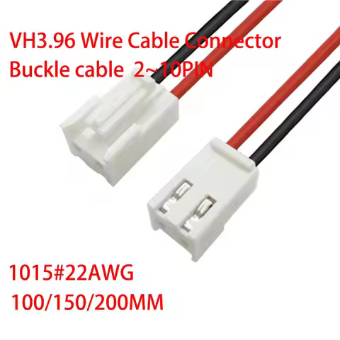 5PCS/LOT JST VH3.96 VH 3.96mm Female Housing Plug Wire Cable Single Connector 2 3 4 5 6 7 8 9 10Pin 