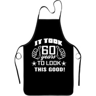 30th 50th 60th 70th Birthday Gifts for Men, Apron Gifts for Husband Wife Friends, Kitchen Chef Apron
