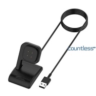 USB Charger for Fitbit Versa 3/Fitbit Sense Smart Watch Charging Cable Dock [countless.sg]