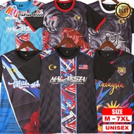 MU JERSEY MALAYSIA LENGAN PENDEK DEWASA / SHORT SLEEVES JERSEY UNISEX / JERSEY MERDEKA / JERSEY MALA