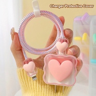 Silicone Charger Case Protector Sleeve With Cable Winding For iP  18W/20W Charger Adapter