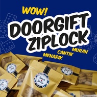 Doorgift cookies ziplock sedap borong murah