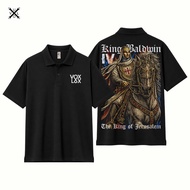 POLO Shirt King Baldwin IV The King of Jerusalem - Regular Fit Unisex, Cotton Combed 24s 200+GSM