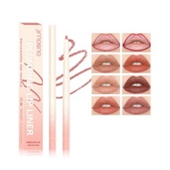 Lip Liner 2-in-1 rotary lip liner with no fall off and lip stick, lip red pencil, natural, anti-stai