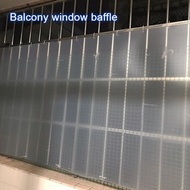 Balcony frosted semi -transparent plate balcony special baffle PP frosted semi -transparent board fr