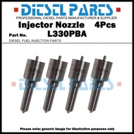 4x Diesel Fuel Injector Nozzle Tips L330PBA for JCB 444 Tier 3 / 320/06838 B05502A
