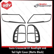 Isuzu Crosswind XT 2015 Headlight and Tail light Cover (Matte Black)