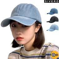 Denim Baseball Cap Adjustable Hat Men Women Plain Solid Colour Bucket Hat Topi Lelaki Wanita Cap Men