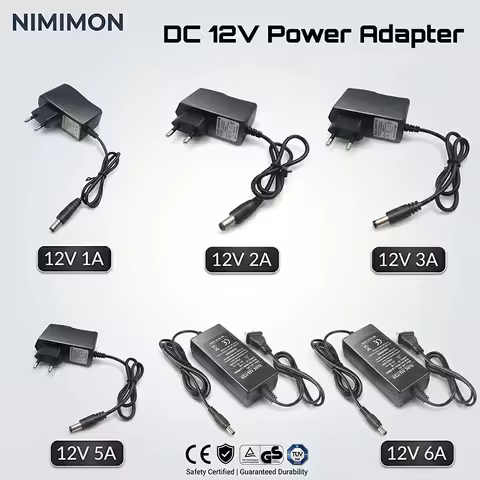 AC 110-240V DC 12V 1A 2A 3A 5A 6A 8A Universal Power Adapter,Power Supply,Charger Eu Us Au Uk for 5-