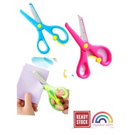 4 Colors Children Safety Scissors DIY Portable Papercut