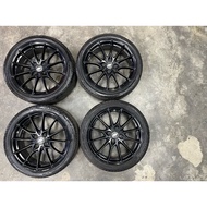 SPORTRIM RIM WORK IL-1F4 17” 17 INCH 4x100 used 🇯🇵🔰