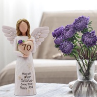 70th Birthday Gifts: Meaningful Ideas for Women & Mom - Hand-Painted Sculpted Figurine WBOM