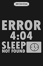 Composition Notebook: Error 4_04 - Sleep Not Found Reed Rugged Classic Vape Coils Freaks and Poster 