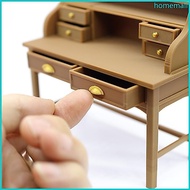HO Dollhouses Miniature Study Table Realistic Design Plastic Crafting Enthusiasts